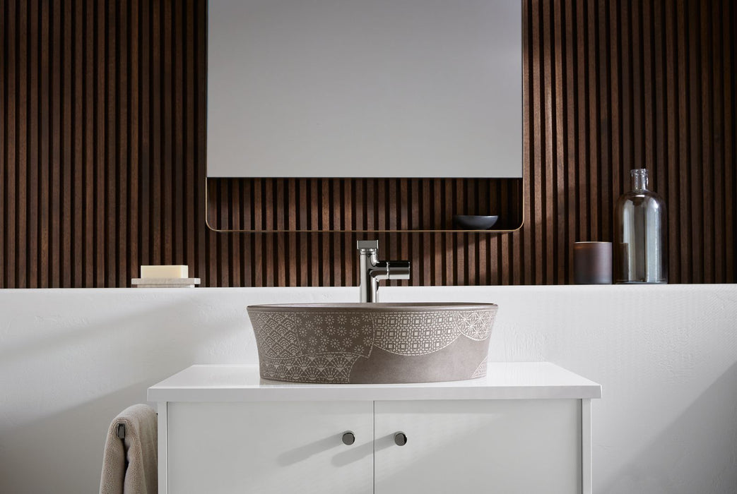 KOHLER K-8324 Kensho 16" round vessel bathroom sink, no overflow