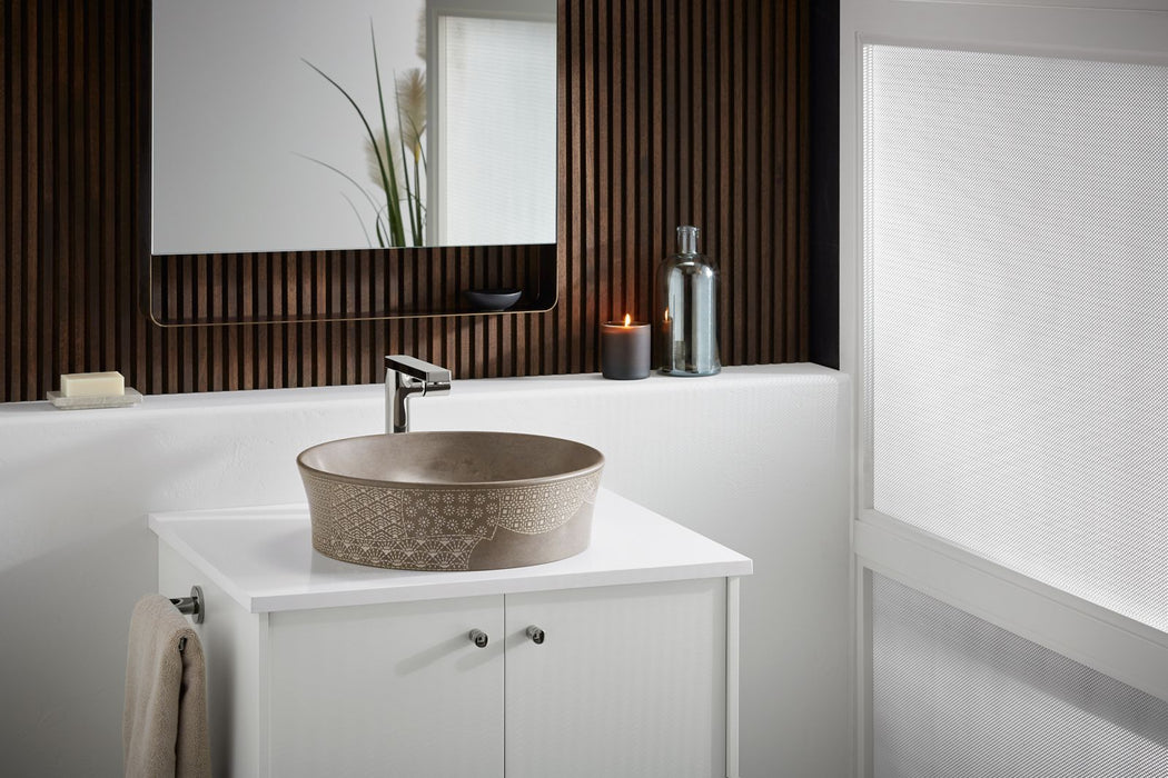 KOHLER K-8324 Kensho 16" round vessel bathroom sink, no overflow