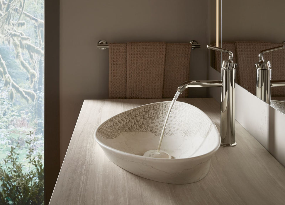 KOHLER K-8325 Kensho 28" oval vessel bathroom sink, no overflow