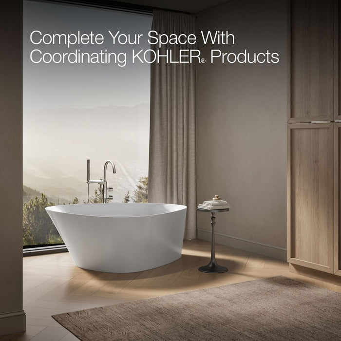 KOHLER Veil 65-3/8" x 36-15/16â€ freestanding bath