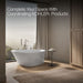 KOHLER Veil 65-3/8" x 36-15/16â€ freestanding bath
