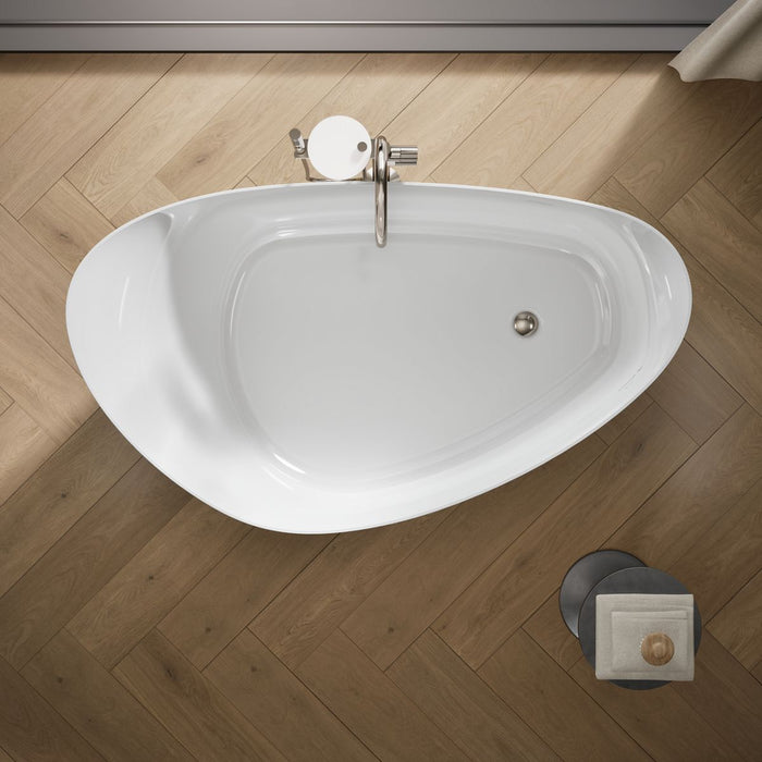 KOHLER Veil 65-3/8" x 36-15/16â€ freestanding bath