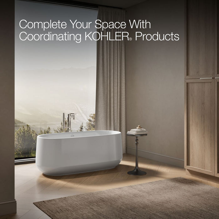 KOHLER K-8335 Ceric 60" x 29" Freestanding Bath, white - view 3