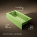 KOHLER Bellwether 60" x 30-1/4" alcove bath, left drain
