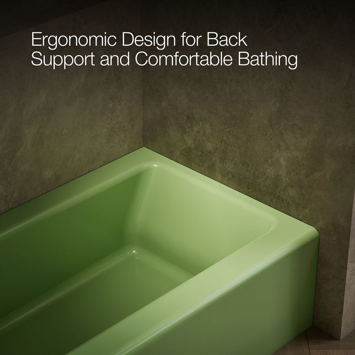 KOHLER Bellwether 60" x 30-1/4" alcove bath, left drain