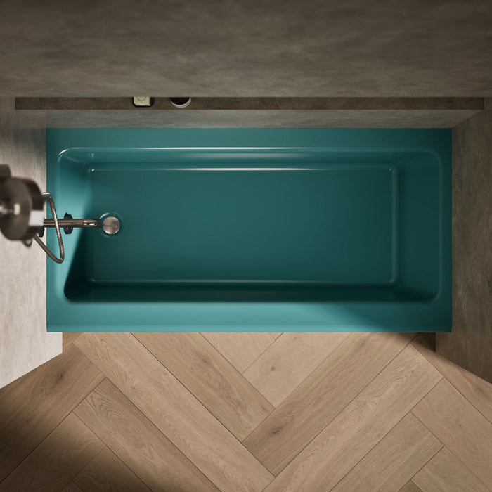 KOHLER K-837 Bellwether 60" x 30-1/4" alcove bath, left drain, teal - view 4