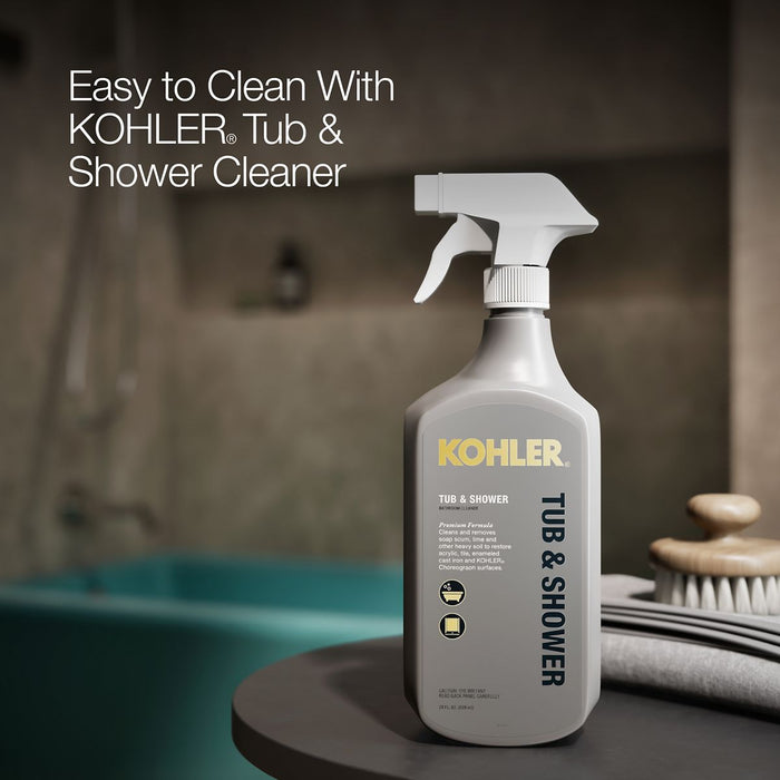 KOHLER K-837 Bellwether 60" x 30-1/4" alcove bath, left drain, teal - view 5