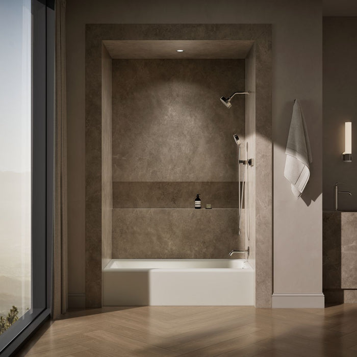 KOHLER Bellwether 60" x 30-1/4" alcove bath, right drain