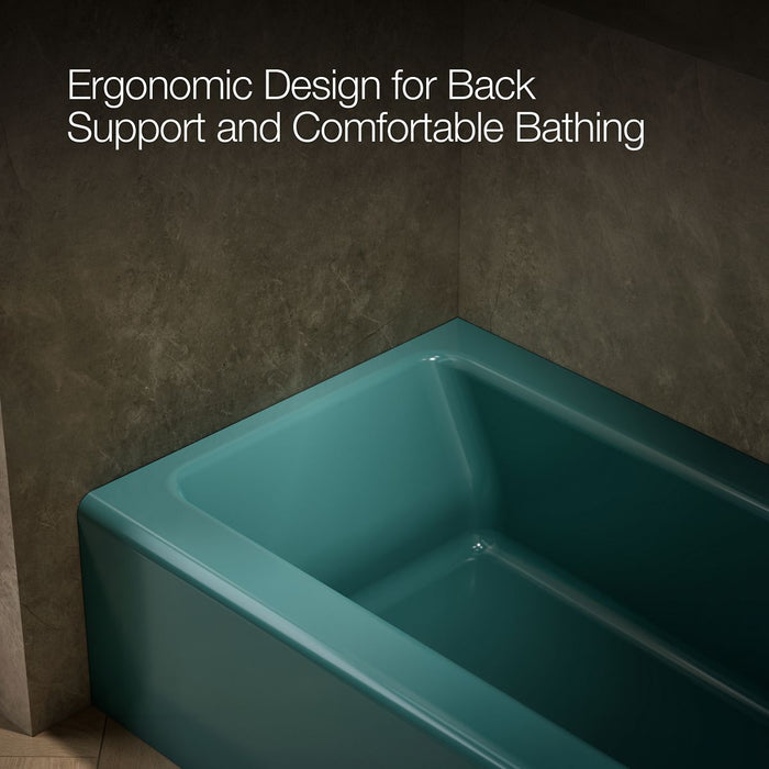 KOHLER Bellwether 60" x 30-1/4" alcove bath, right drain