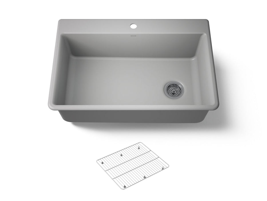 Kohler Kennon 33" top-/undermount single-bowl kitchen sink