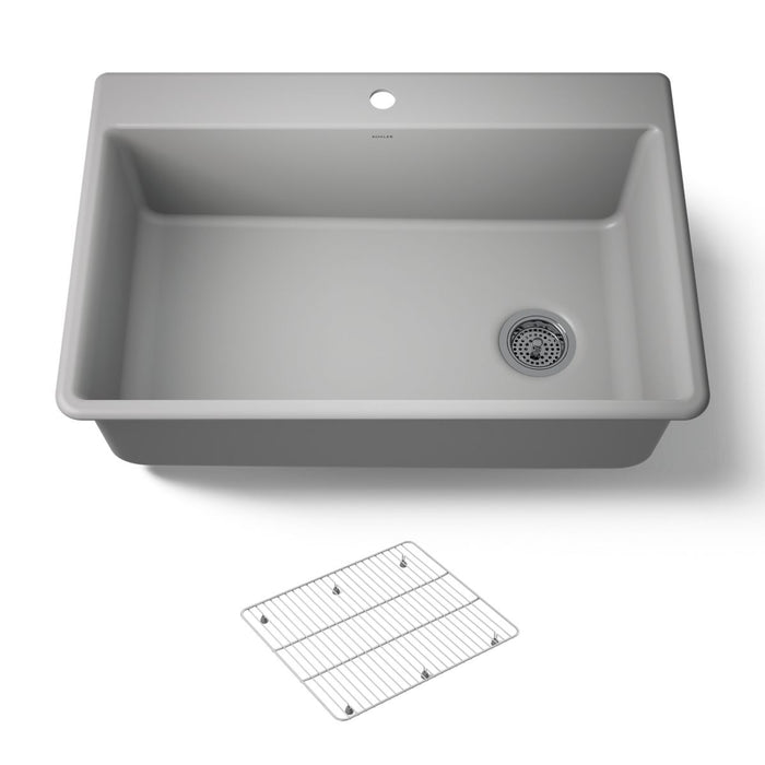 Kohler Kennon 33" top-/undermount single-bowl kitchen sink