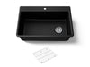 KOHLER K-8437-1 Kennon 33" top-/undermount single-bowl kitchen sink