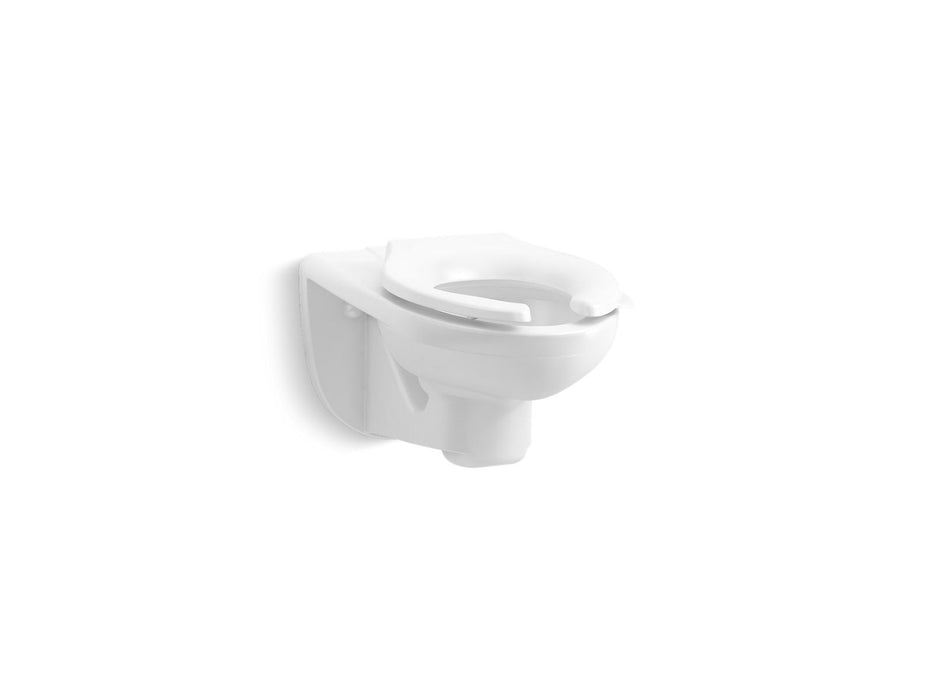 KOHLER K-84434 Kingston Wall-mount Top-spud Toilet Bowl, 1.28 or 1.6 GPF