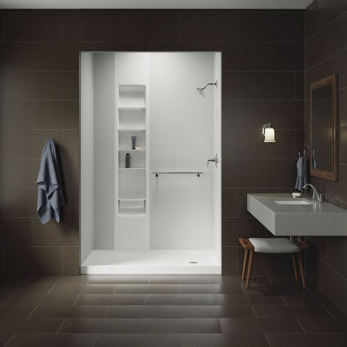 KOHLER K-8458 Rely 60" x 32" alcove shower base, right drain