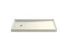 KOHLER Rely 60" x 32" alcove shower base, left drain