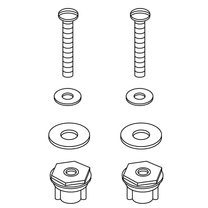 KOHLER K-84786 Hardware Pack, Seat