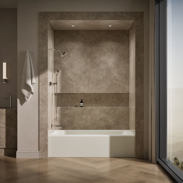 KOHLER Bellwether 66" x 32" alcove bath, left drain