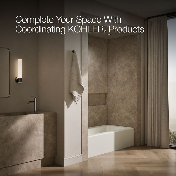 KOHLER Bellwether 66" x 32" alcove bath, left drain