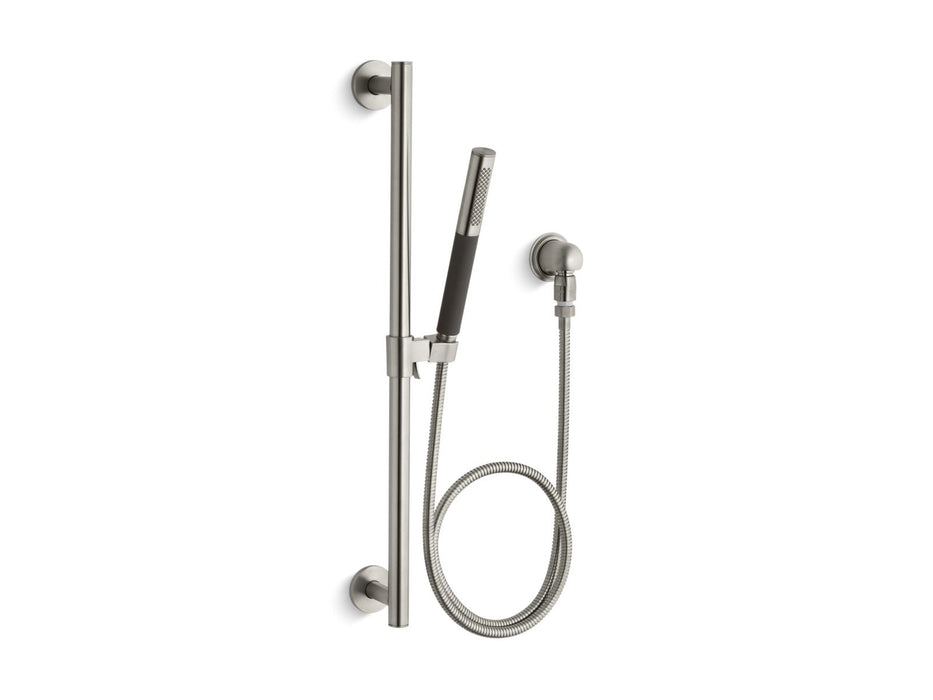 KOHLER K-8487 25" multifunction handshower kit, 2.5 gpm, vibrant brushed nickel