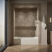 KOHLER Bellwether 66" x 32" alcove bath, right drain