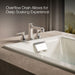 KOHLER K-852-GH96 Tea-for-Two 60" x 32" drop-in Heated BubbleMassage air bath