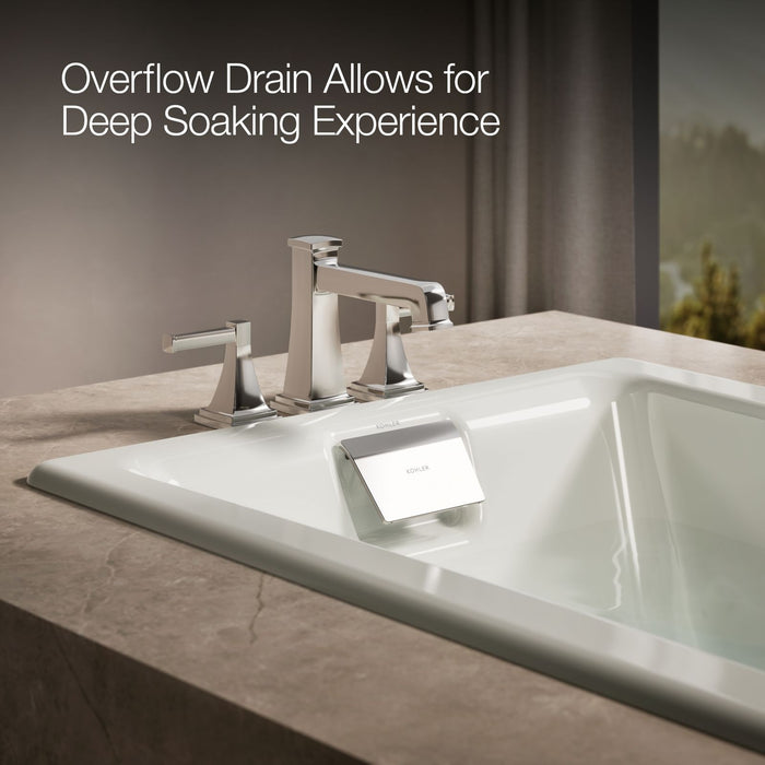 KOHLER K-852-GHNY Tea-for-Two 60" x 32" drop-in Heated BubbleMassage air bath