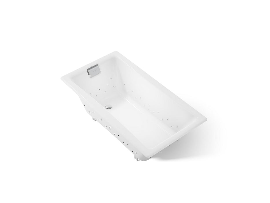 KOHLER K-852-GH0 Tea-for-Two 60" x 32" drop-in Heated BubbleMassage air bath