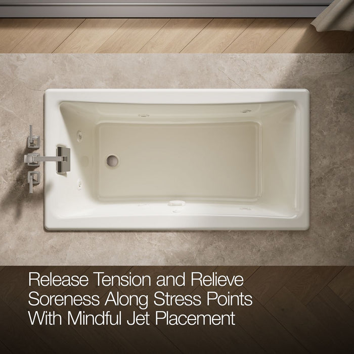 Kohler Tea-for-Two 60" x 32" drop-in/undermount whirlpool bath