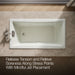 KOHLER K-852-JHE Tea-for-Two 60" x 32" drop-in/undermount whirlpool bath, dune - view 5