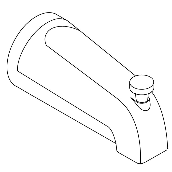 KOHLER K-85555-BRZ Spout, IPS Diverter Bath