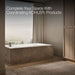 KOHLER K-855 Tea-for-Two 66" x 36" drop-in/undermount bath, biscuit - view 3