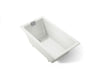 KOHLER K-855 Tea-for-Two 66" x 36" drop-in/undermount bath, dune