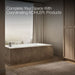 KOHLER K-855 Tea-for-Two 66" x 36" drop-in/undermount bath, dune - view 3