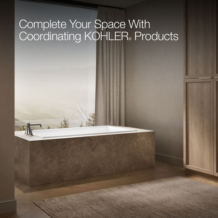 KOHLER Tea-for-Two 66" x 36" drop-in/undermount bath