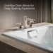 KOHLER K-856-GH0 Tea-for-Two 66" x 36" drop-in Heated BubbleMassage air bath
