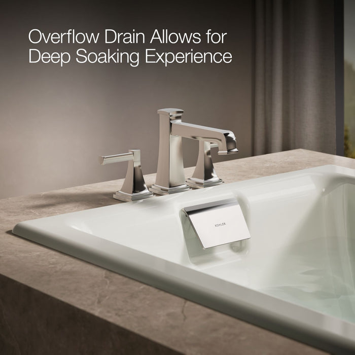 KOHLER K-856-GHNY Tea-for-Two 66" x 36" drop-in Heated BubbleMassage air bath