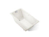 KOHLER K-856-GH96 Tea-for-Two 66" x 36" drop-in Heated BubbleMassage air bath