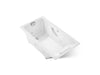 KOHLER K-856-M Tea-for-Two 66" x 36" drop-in whirlpool bath