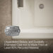 KOHLER K-856-AH Tea-for-Two 66" x 36" drop-in Effervescence whirlpool bath, biscuit - view 4