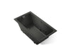 KOHLER K-856-AH Tea-for-Two 66" x 36" drop-in Effervescence whirlpool bath, thunder grey