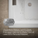 KOHLER K-856-GH0 Tea-for-Two 66" x 36" drop-in Heated BubbleMassage air bath, white - view 5