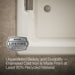 KOHLER K-856-M Tea-for-Two 66" x 36" drop-in whirlpool bath, biscuit - view 3