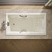 KOHLER K-856-M Tea-for-Two 66" x 36" drop-in whirlpool bath, biscuit - view 5