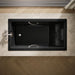 KOHLER K-856-M Tea-for-Two 66" x 36" drop-in whirlpool bath, black black - view 4