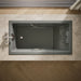 KOHLER K-856-V Tea-for-Two 66" x 36" drop-in Effervescence whirlpool bath, thunder grey - view 5