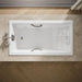 KOHLER K-856-V Tea-for-Two 66" x 36" drop-in Effervescence whirlpool bath, white - view 5
