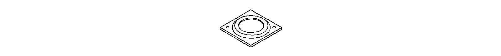 KOHLER K-85983-G Escutcheon, Bath