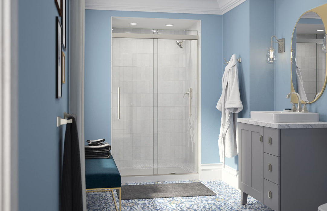 KOHLER K-8638 Rely 48" x 32" alcove shower base, right drain