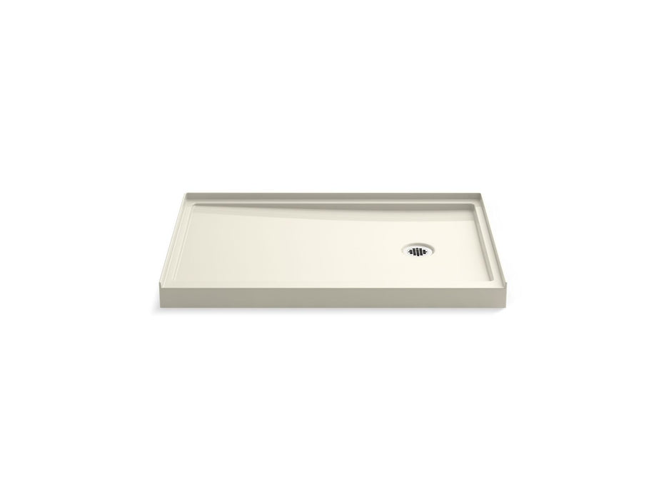 KOHLER Rely 48" x 32" alcove shower base, right drain
