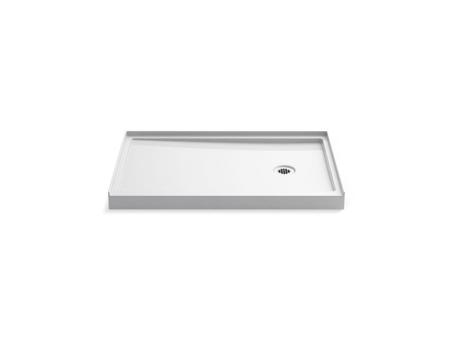 KOHLER Rely 48" x 32" alcove shower base, right drain